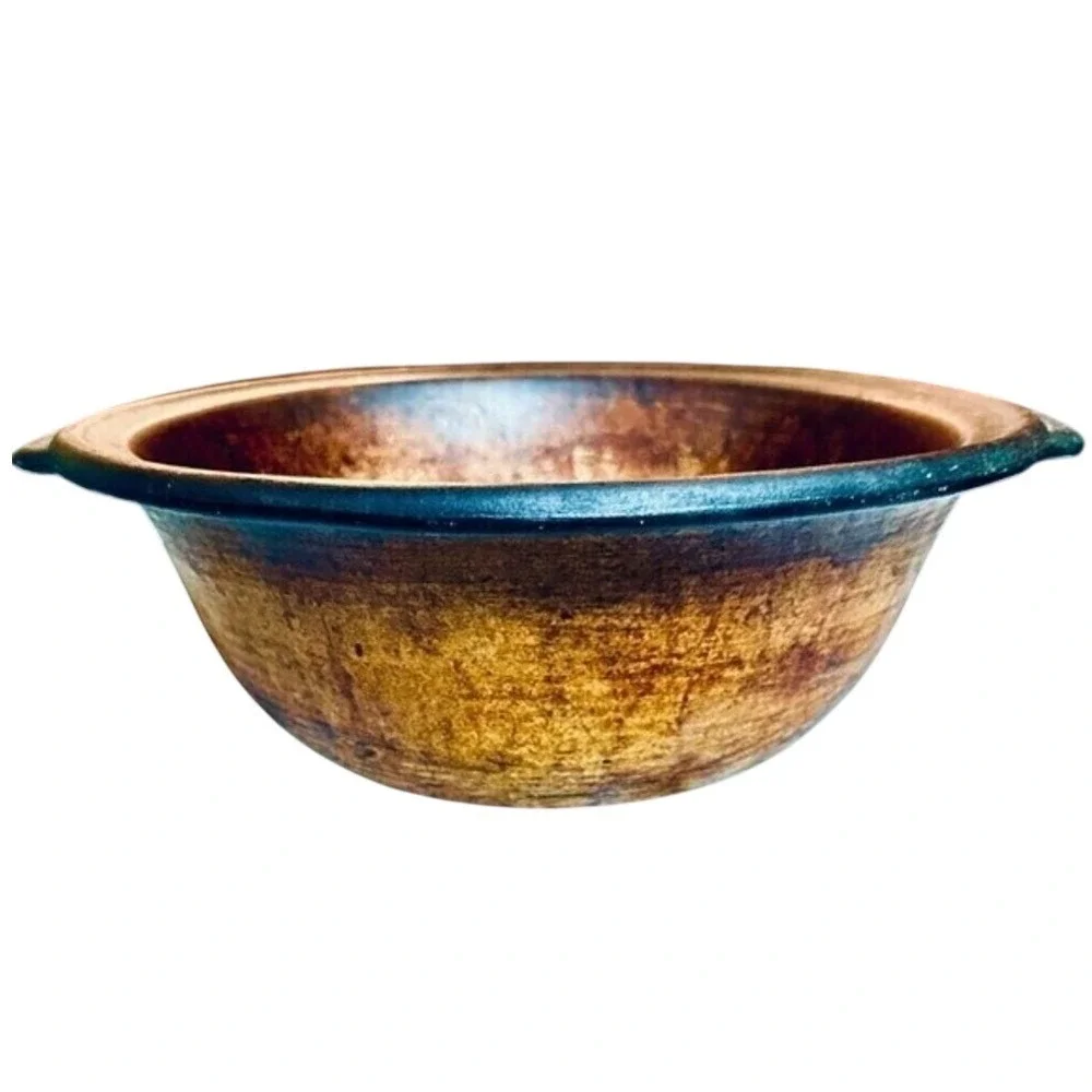 Pampered Chef Stoneware Bowl Vtg Family Heritage Collection Farmhouse Country